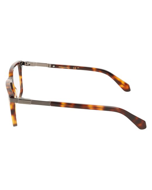Ferragamo Black Sf3065 240 Optical Frames Acetate Squared Normal for men