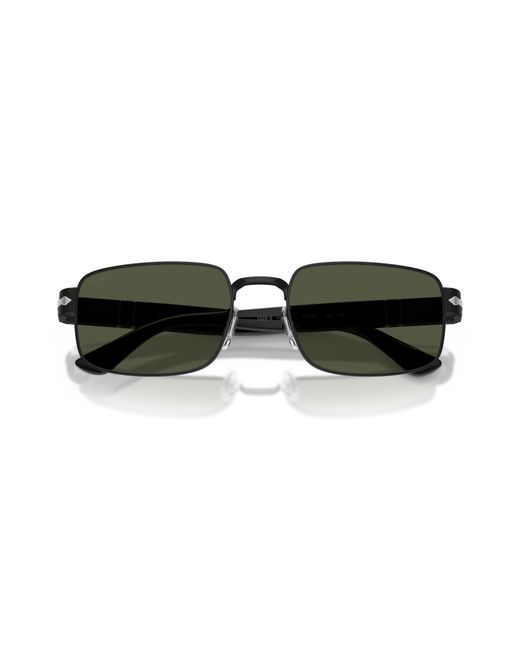 Persol Black Po1022S 107831 Sunglasses Metal Pillow Normal