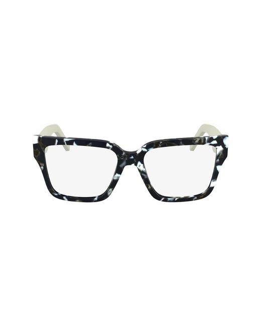 Karl Lagerfeld Black Kl6201 016 Optical Frames Acetate Squared Normal