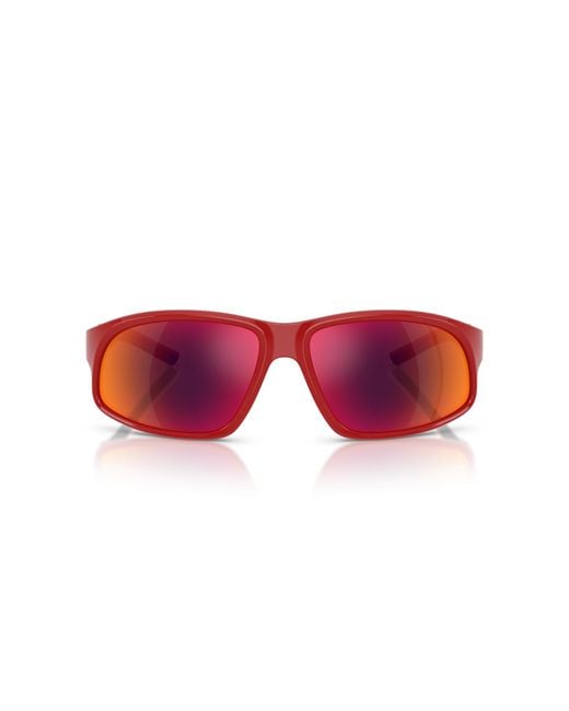FERRARI SCUDERIA Black Fz6016U 526/6Q Sunglasses Injected Geometric Normal Mirror for men