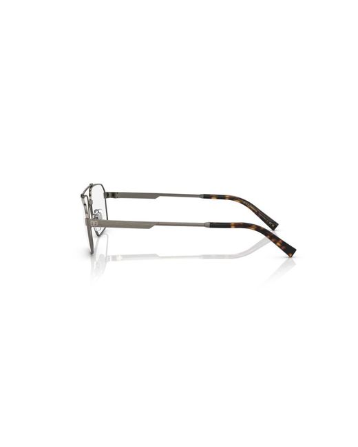 Dolce & Gabbana Black Dg1345 1335 Optical Frames Metal Squared for men