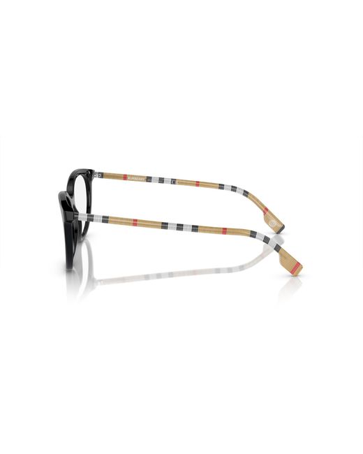 Burberry Black Be2389 3853 Optical Frames Acetate Transparent Geometric Normal
