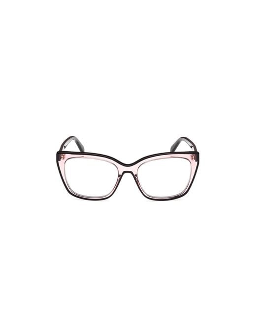 Emilio Pucci Black Ep5251 074 Optical Frames Acetate Squared Normal