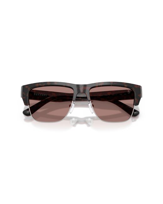 FERRARI SCUDERIA Black Fz6026 760/73 Sunglasses Acetate Squared Normal for men