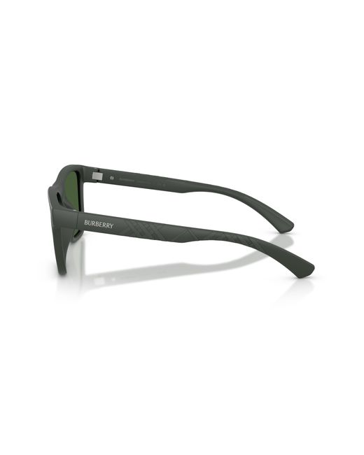 Burberry Green Be4482U 423271 Sunglasses Injected Squared Normal for men
