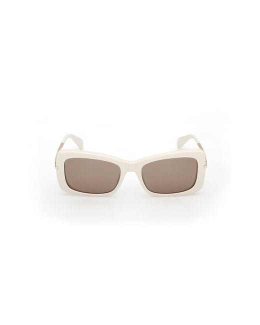 Max Mara Black Mm0194 25E Sunglasses Acetate Squared Normal