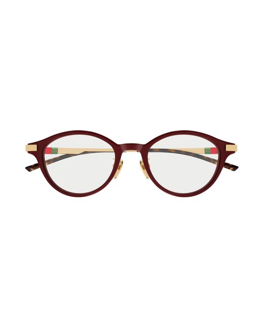 Gucci Black Gg2000Oj 003 Optical Frames Acetate Transparent Round