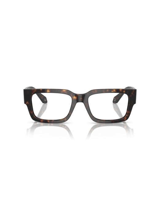 Giorgio Armani Black Ar7243U 6124 Optical Frames Acetate Transparent Squared Normal for men