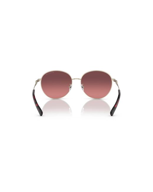 Michael Kors Red Mk1119 Alpine 101420 Sunglasses Metal Round Nuanced