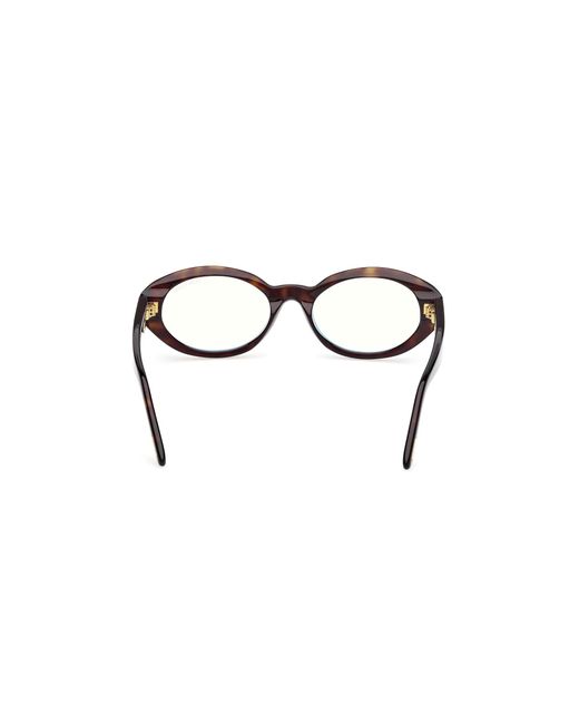 Tom Ford Black Ft6067-B 052 Optical Frames Acetate Round Normal