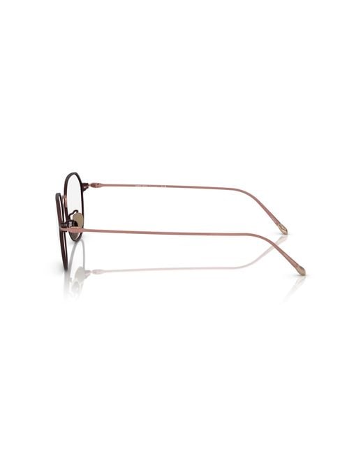 Giorgio Armani Black Ar6138Tm 3347 Optical Frames Titanium Transparent Pantos Normal for men