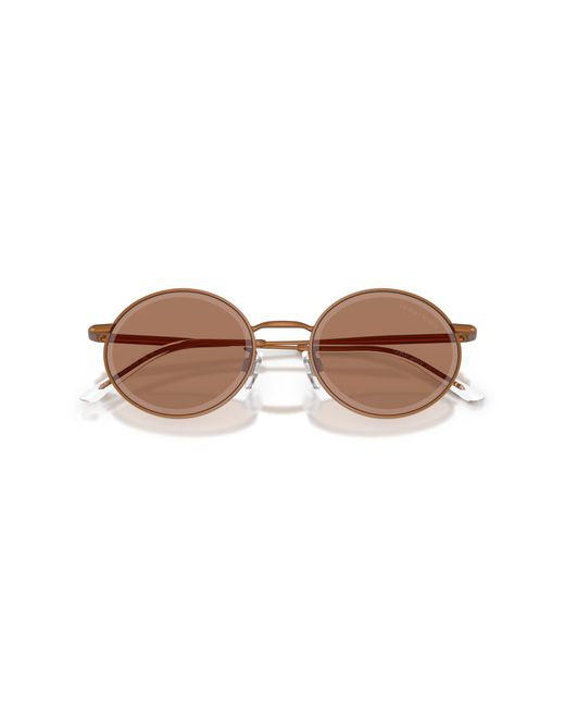 Giorgio Armani Black Ar6170 320173 Sunglasses Metal Round Normal