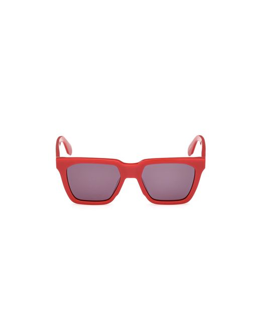 Adidas Or0110 66A Sunglasses Acetate Smoke Squared Normal for men