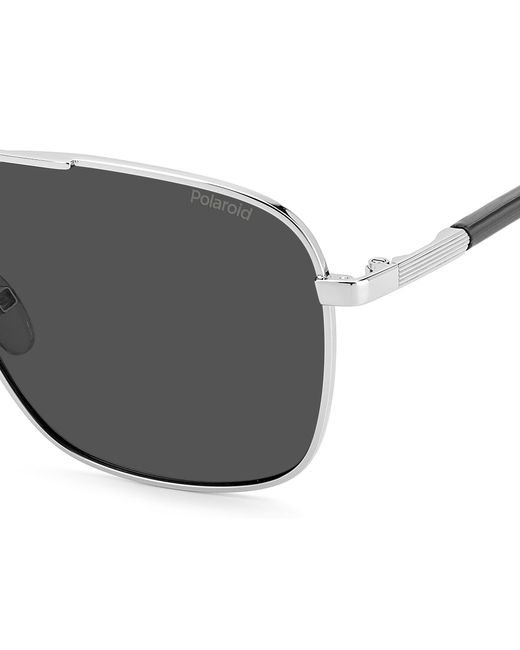 Polaroid Black Pld 4128/S/X 010/M9 Sunglasses Metal Pilot Polarized for men