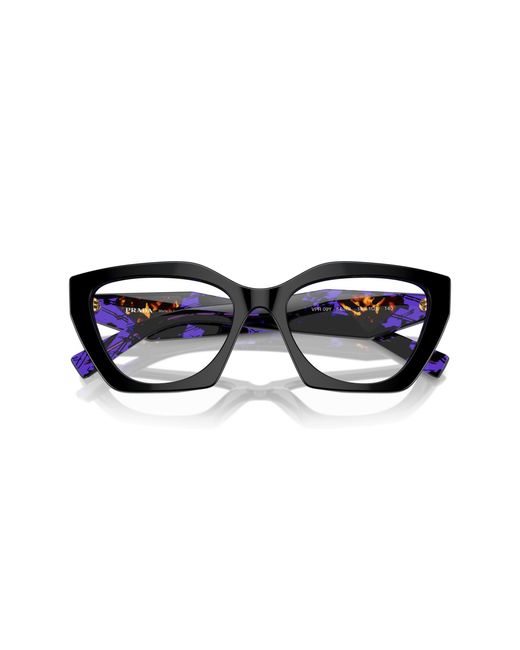 Prada Black Pr 09Yv 19S1O1 Optical Frames Acetate Geometric Normal