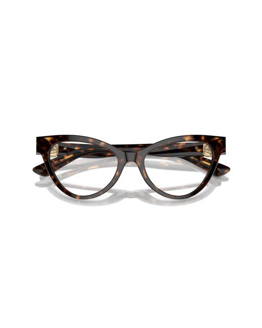 Dolce & Gabbana Black Dg3394 502 Optical Frames Acetate Transparent Cat Eye Normal