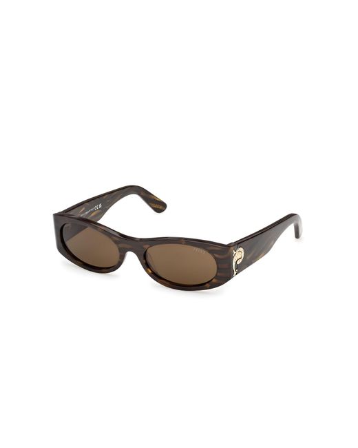Emilio Pucci Black Ep0243 56E Sunglasses Acetate Mask Normal