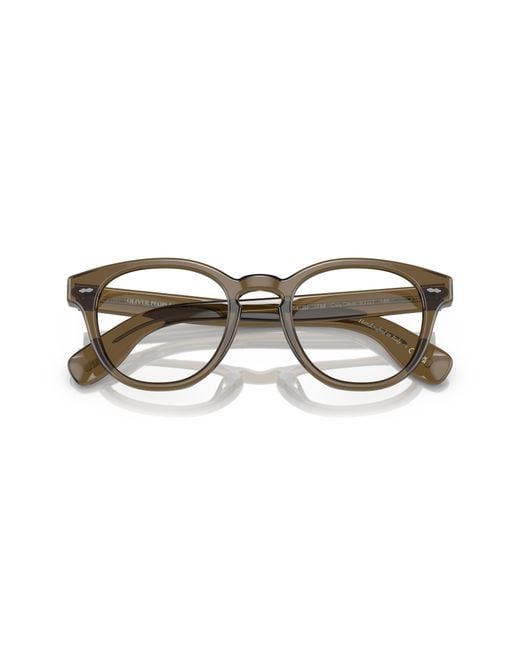 Oliver Peoples Black Ov5413U Cary Grant 1784 Optical Frames Acetate Transparent Round Normal