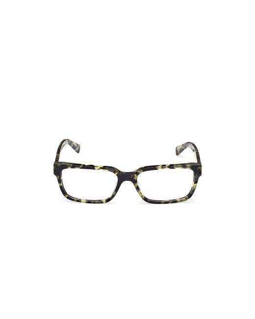 Guess Black Gu50329 098 Optical Frames Acetate Squared Normal for men
