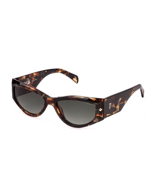 Police Black Splr25 New Dawn 3 0V34 Sunglasses Acetate Smoke Geometric Normal Nuanced