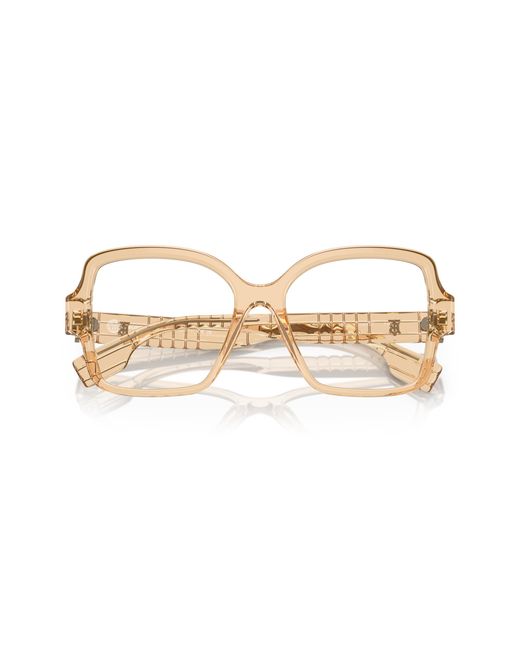 Burberry Black Be2374 4063 Optical Frames Acetate Transparent Squared Normal