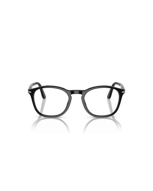 Persol Black Po3007Vm 95 Optical Frames Acetate Transparent Squared Normal for men