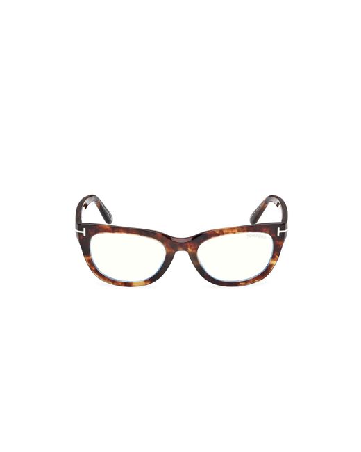 Tom Ford Black Ft6066-B 055 Optical Frames Acetate Squared Normal