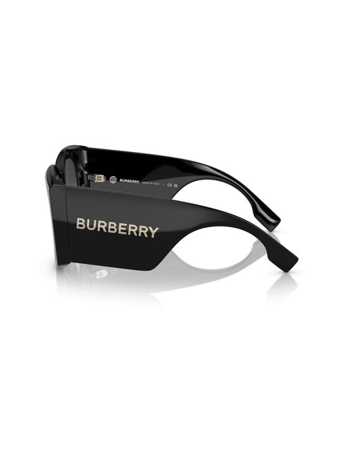 Burberry Black Be4388U Madeline 30018G Sunglasses Acetate Geometric Normal Shaded