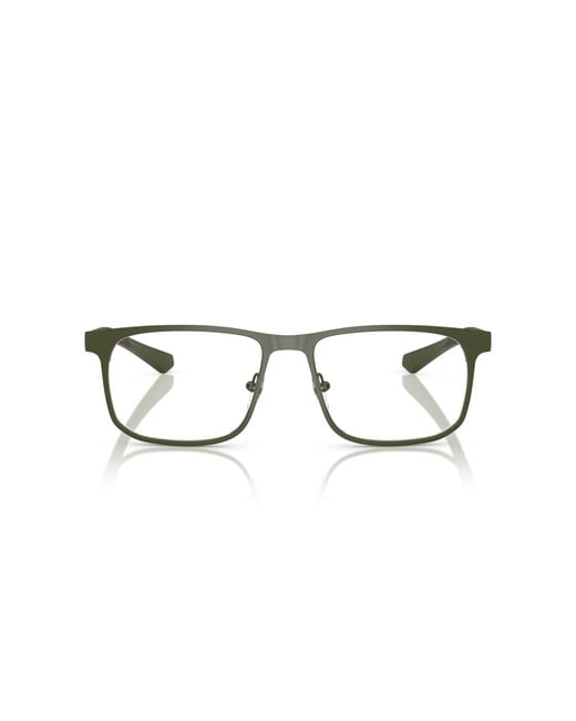 Emporio Armani Black Ea1163 3388 Optical Frames Metal Squared Normal for men