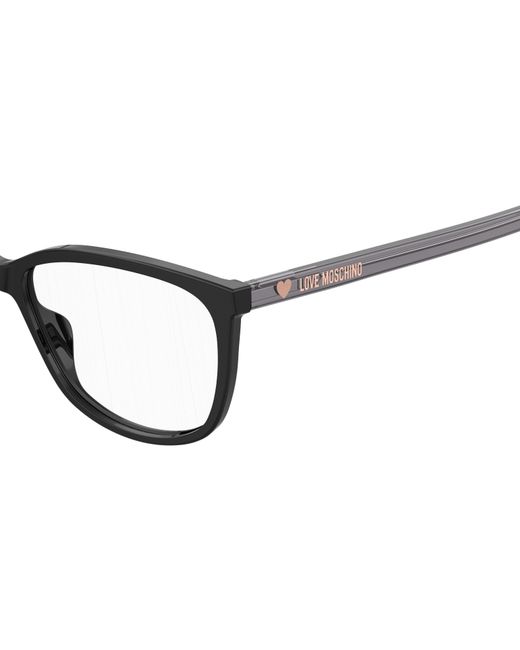 Moschino Black Mol546/Tn 807 Optical Frames Acetate Squared