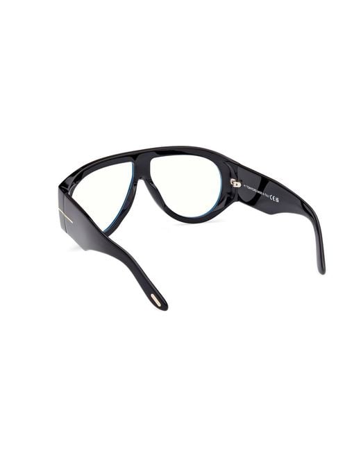 Tom Ford Black Ft5958-B 001 Optical Frames Acetate Pilot Normal for men