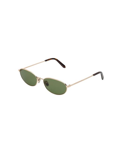 Retrosuperfuture Green Gi9 Uovo Classico Sunglasses Metal Geometric Normal