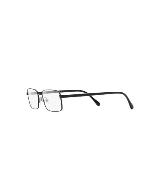 Sferoflex Black Sf2265 136 Optical Frames Metal Squared for men