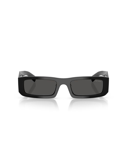 Prada Black Pr D09Sd 16K08Z Sunglasses Acetate Squared Normal for men
