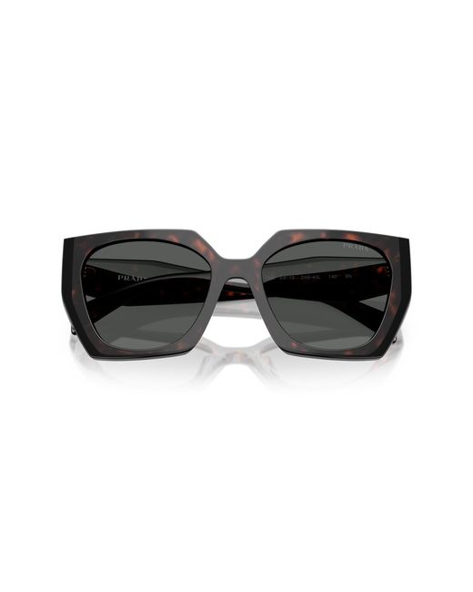 Prada Black Pr 15Ws 24B40L Sunglasses Acetate Squared Normal