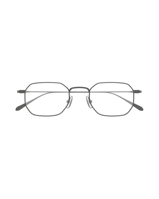 Montblanc Black Mb0474O 003 Optical Frames Metal Transparent Squared for men