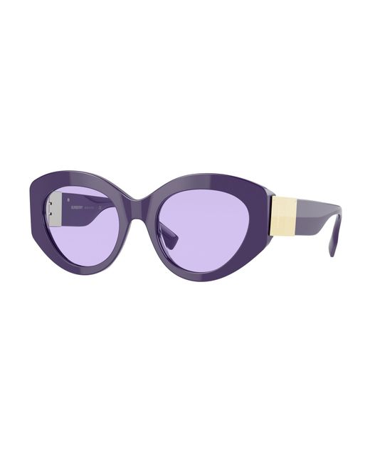 Burberry Purple Be4361 Sophia 39891A Sunglasses Plastic Cat Eye Normal