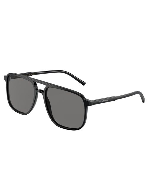 Dolce & Gabbana Black Dg4423 501/81 Sunglasses Acetate Pilot Polarized for men