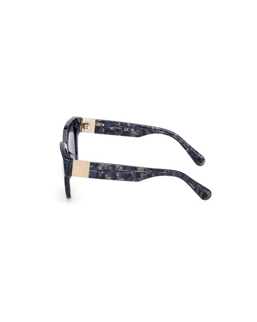 MAX&Co. Black Mo0138 92V Sunglasses Acetate Squared Normal