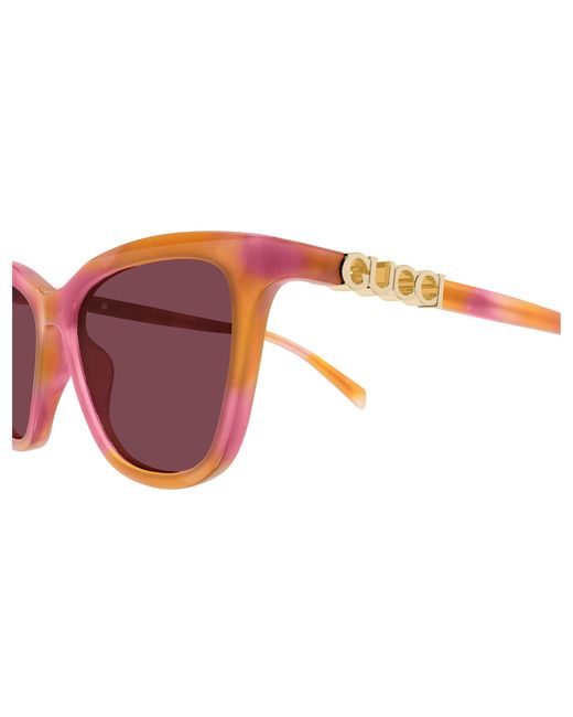 Gucci Black Gg2032S 005 Sunglasses Acetate Cat Eye