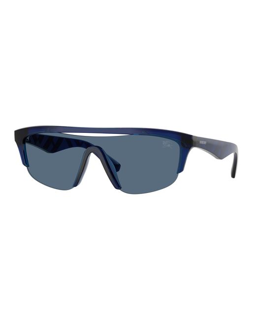 Burberry Black Be4460U 411080 Sunglasses Injected Squared Normal for men
