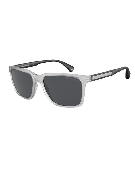 Emporio Armani Black Ea4047 501287 Sunglasses Injected Dark Squared for men