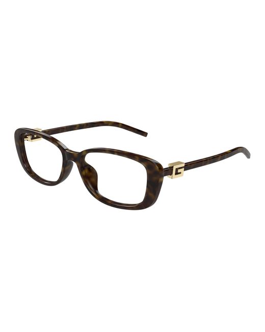 Gucci Black Gg1685Ok 003 Optical Frames Injected Transparent Squared
