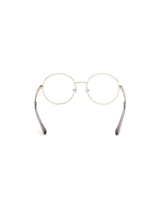 Guess Black Gu50385 20 Optical Frames Metal Round Normal