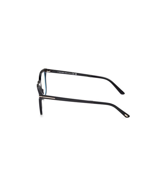 Tom Ford Black Ft6038-B 001 Optical Frames Acetate Squared Normal for men