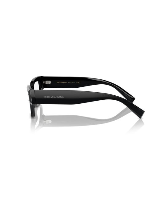 Dolce & Gabbana Black Dg3387 501 Optical Frames Acetate Transparent Squared Normal