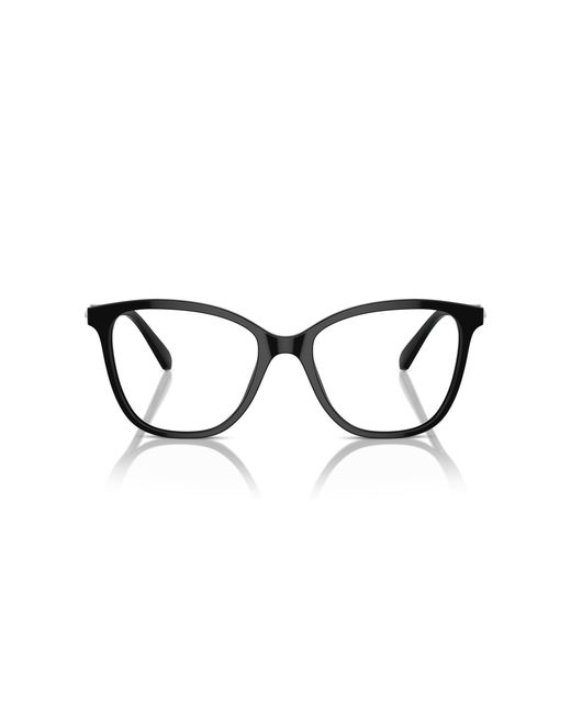 Swarovski Black Sk2020 1001 Optical Frames Acetate Squared Normal