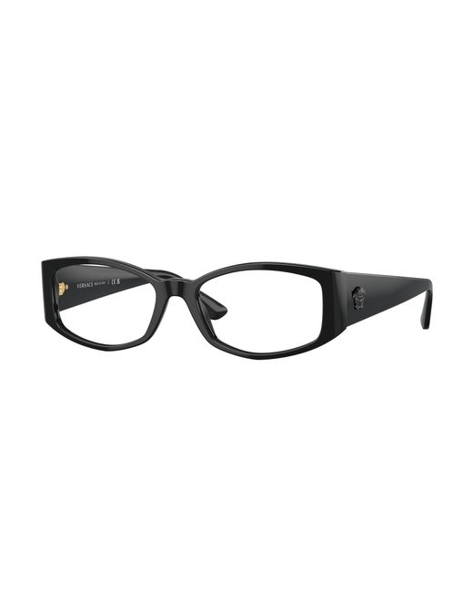 Versace Black Ve3343 Gb1 Optical Frames Acetate Geometric