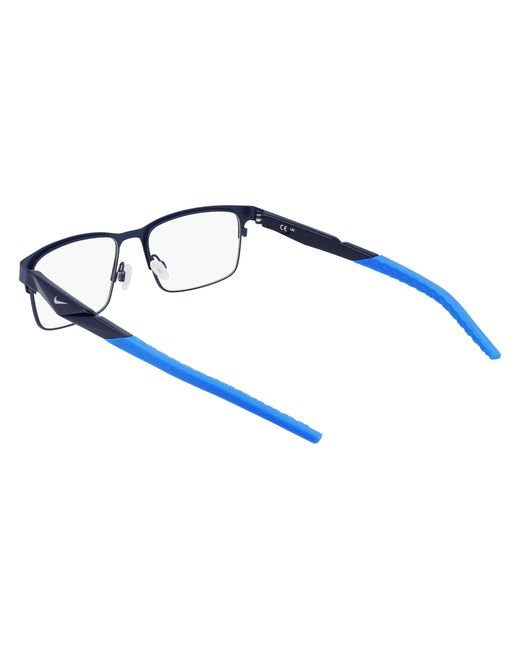 Nike Black 8154 410 Optical Frames Metal Squared Normal Photochromatic for men