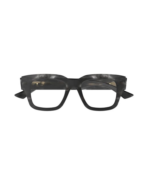 Bottega Veneta Black Bv1361O 006 Optical Frames Acetate Transparent Squared for men